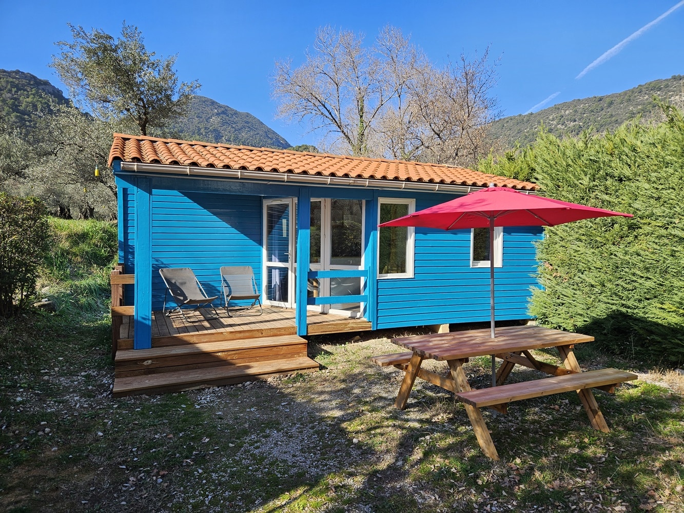 Chalet 35 m² 2chambres 4personnes + climatisation